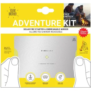 Kit Supervivencia Encendedor Solar Espejo Señalización Outdoor ADVENTURE KIT®