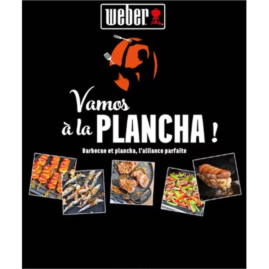Libro de Recetas Weber "Vamos à la Plancha" - 272 Páginas de Inspiración Culinaria
