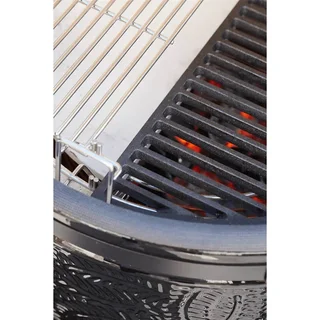 Set of 2 cast iron half-moon grates for Kamal 53 cm kamado - Barbecook