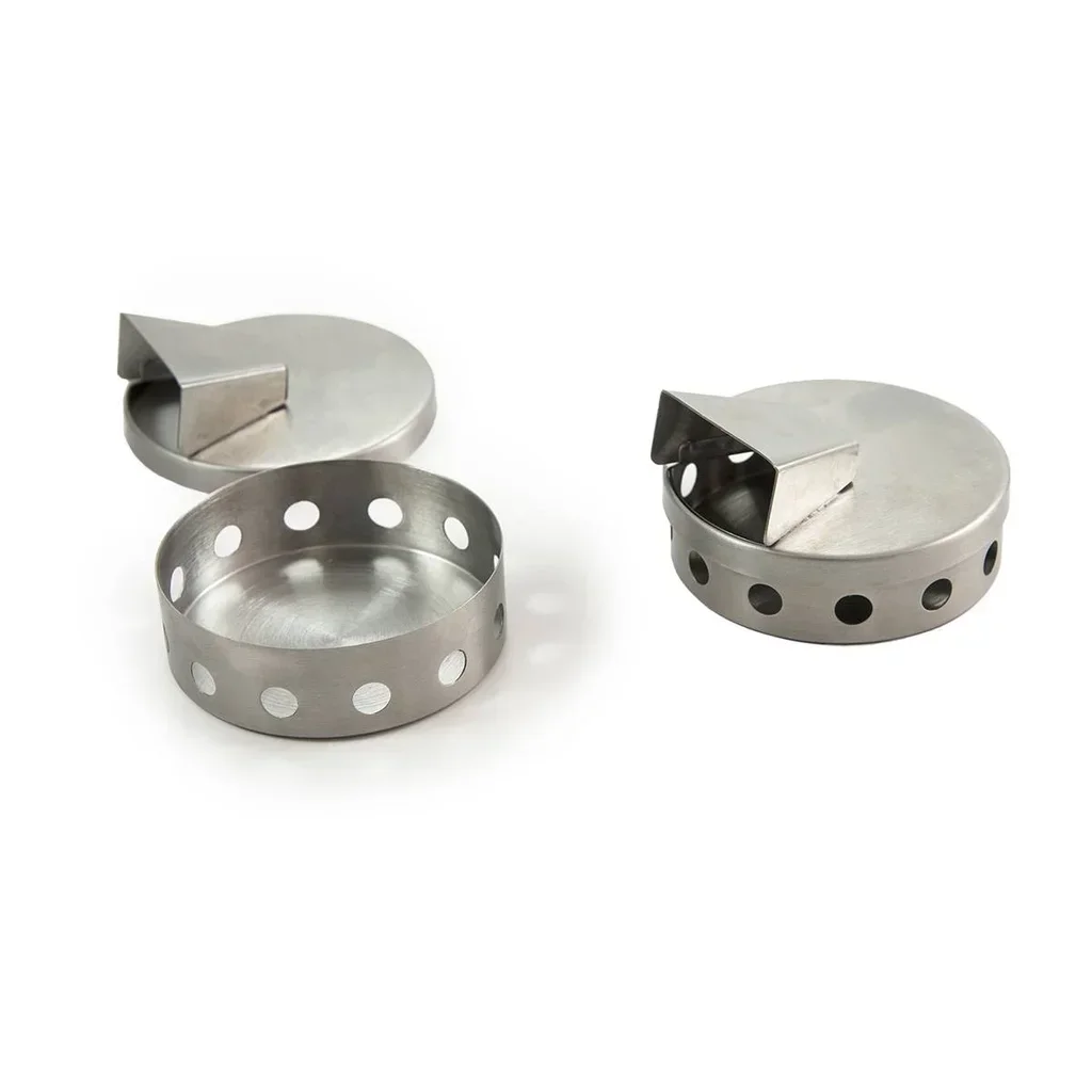 Set de 2 bandejas ahumadoras BBQ Steven Raichlen para pellets y virutas de madera