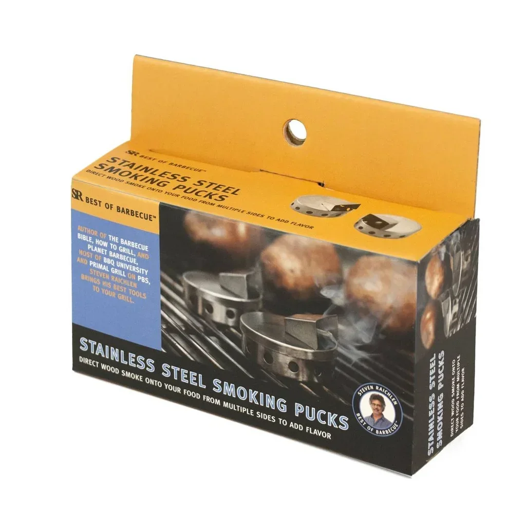 Set de 2 bandejas ahumadoras BBQ Steven Raichlen para pellets y virutas de madera