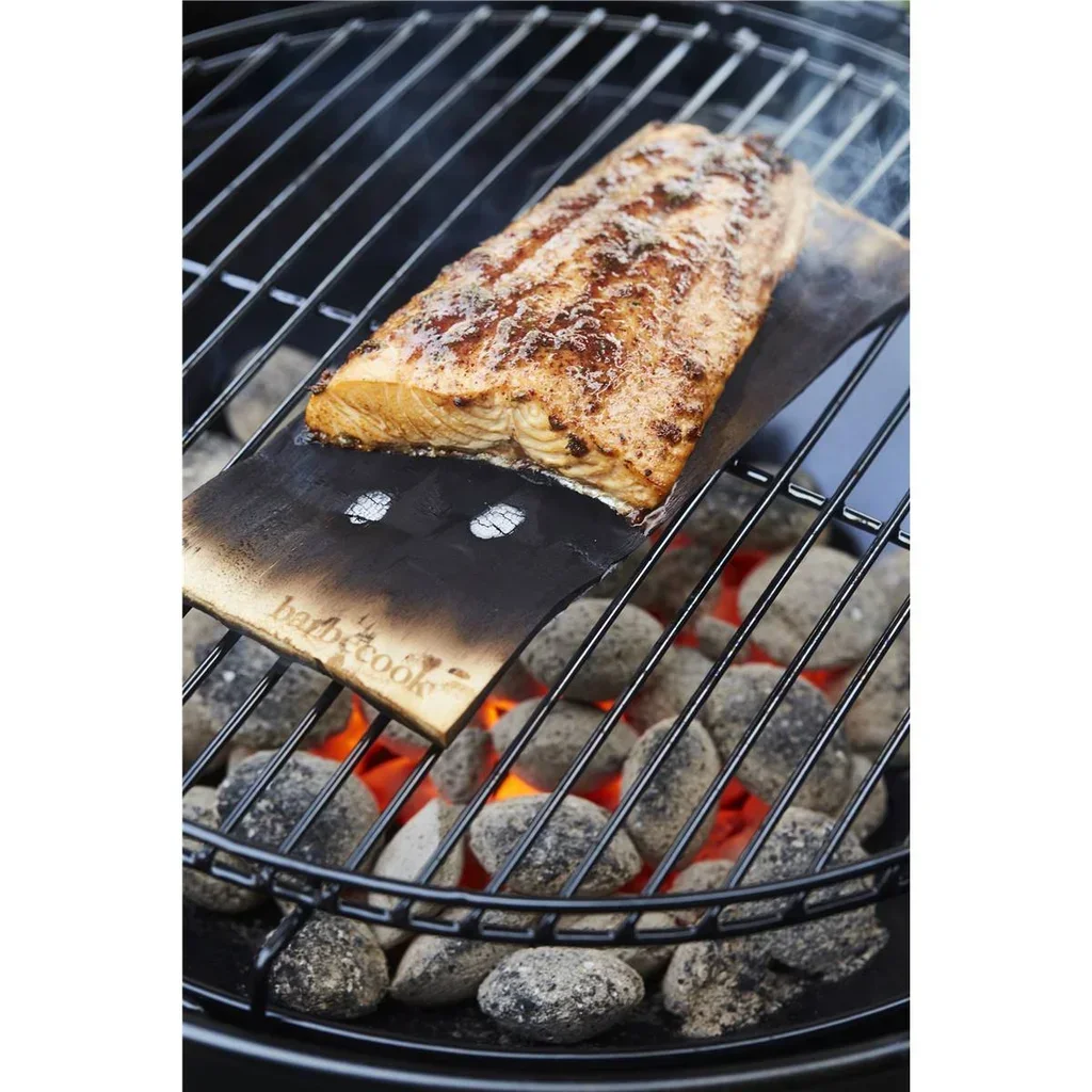 2er Set Buchenholz Räucherbretter für Grill BBQ 30x14cm