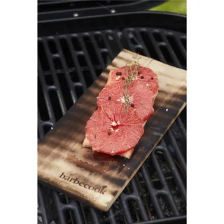 2er Set Buchenholz Räucherbretter für Grill BBQ 30x14cm