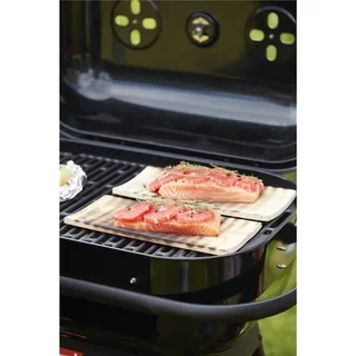 2er Set Buchenholz Räucherbretter für Grill BBQ 30x14cm