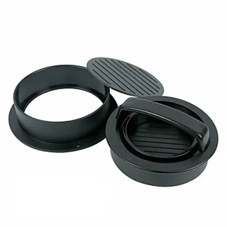 Prensa para hamburguesas de hierro fundido juego de 2 tamaños para hamburguesas caseras profesionales