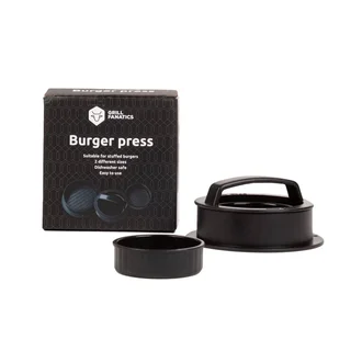 Prensa para hamburguesas de hierro fundido juego de 2 tamaños para hamburguesas caseras profesionales