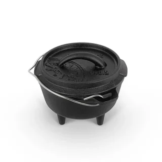 Olla Hierro Fundido Petromax 0,5L - Dutch Oven Tradicional Listo para Usar