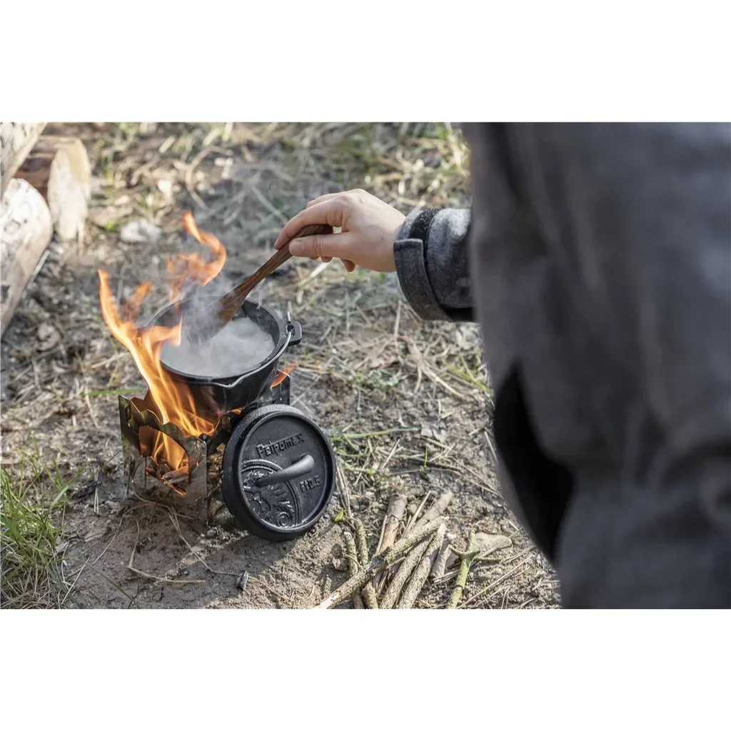 Olla Hierro Fundido Petromax 0,5L - Dutch Oven Tradicional Listo para Usar