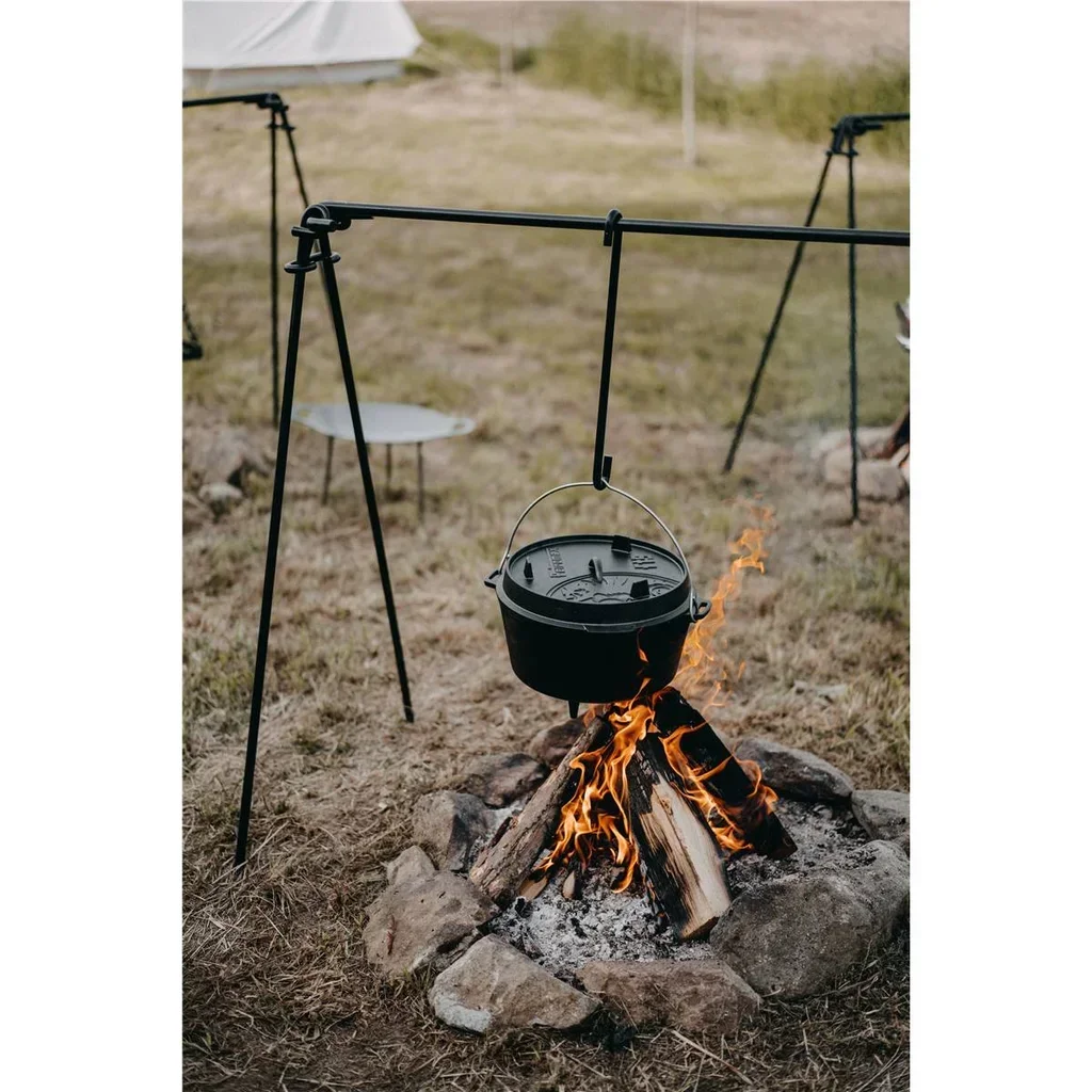 Petromax FT9 Olla de Hierro Fundido 7,5L Cocción Lenta Estufa Fuego Horno