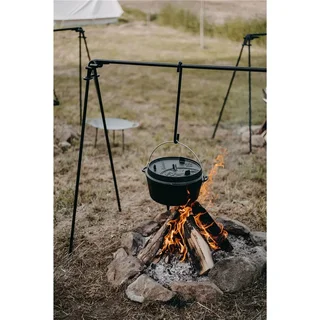 Petromax FT9 Olla de Hierro Fundido 7,5L Cocción Lenta Estufa Fuego Horno