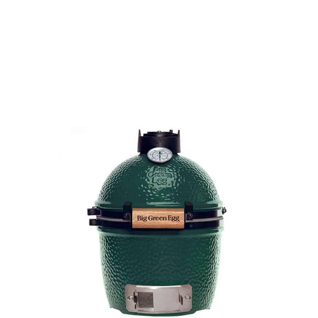 Mini Kamado Big Green Egg - Barbacoa de cerámica portátil para camping 2-4 personas
