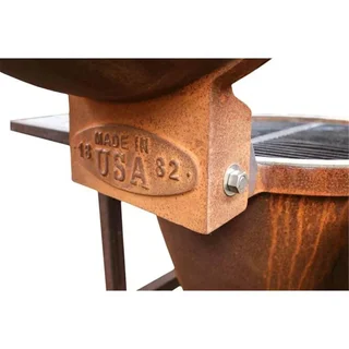 Mini Kamado Goldens Little Brother Barbacoa Hierro Fundido Natural Compacto 36 cm USA