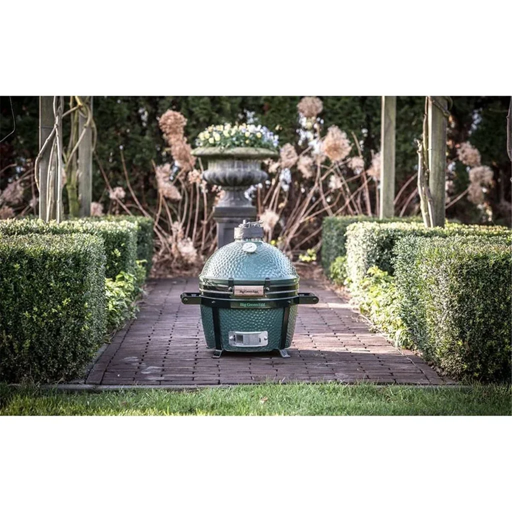MiniMax Big Green Egg - Parrilla Kamado con Cesta de Cocción