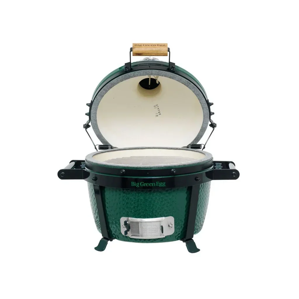 MiniMax Big Green Egg - Parrilla Kamado con Cesta de Cocción