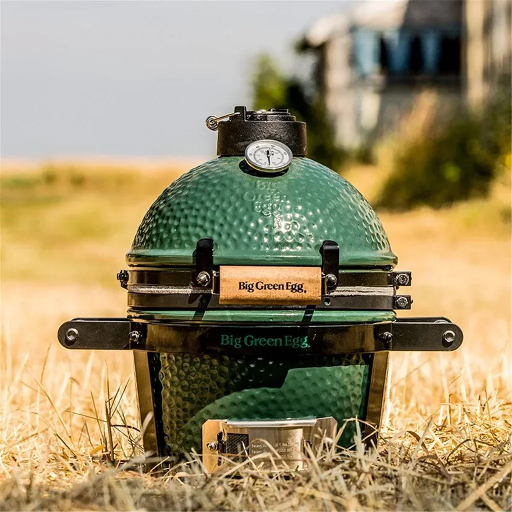 MiniMax Big Green Egg - Parrilla Kamado con Cesta de Cocción
