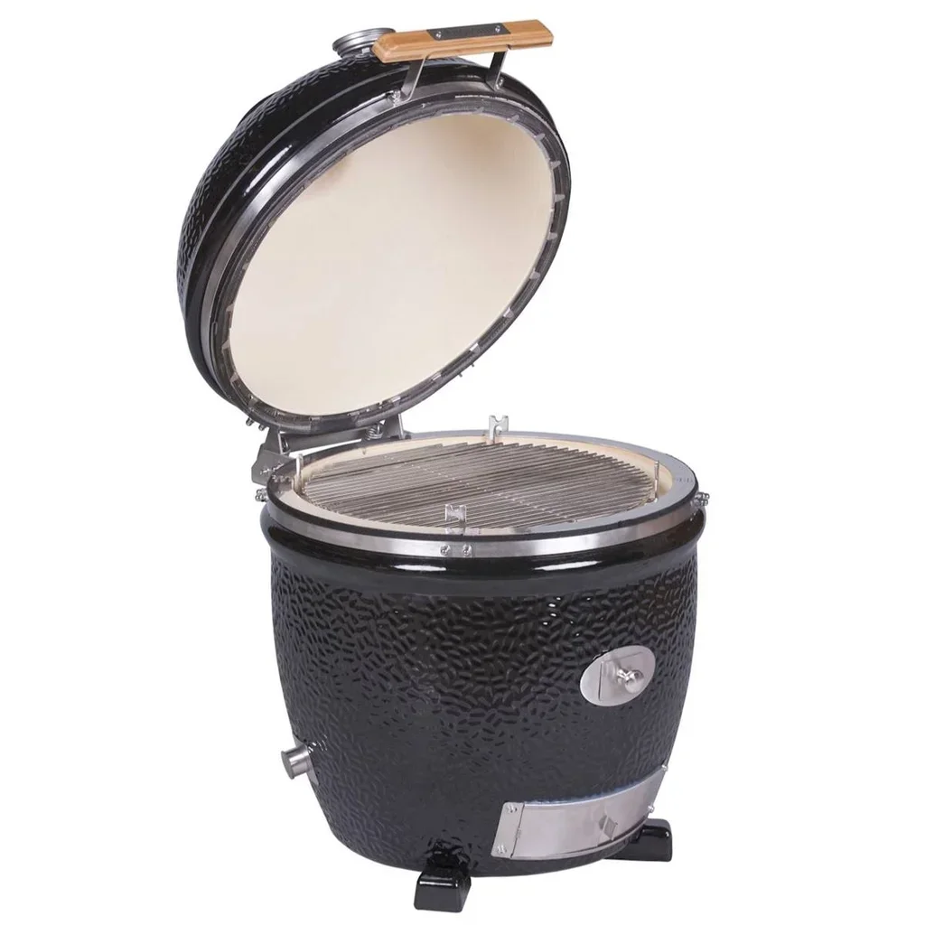 Monolith Kamado TWO 66 Negro - Barbacoa Cerámica Premium 52cm