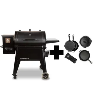 Pack Pit Boss Navigator 850 + Ustensiles Fonte Offerts