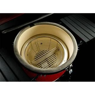 Cesta de carbón de acero inoxidable para barbacoa Kamado Classic Joe 46 cm