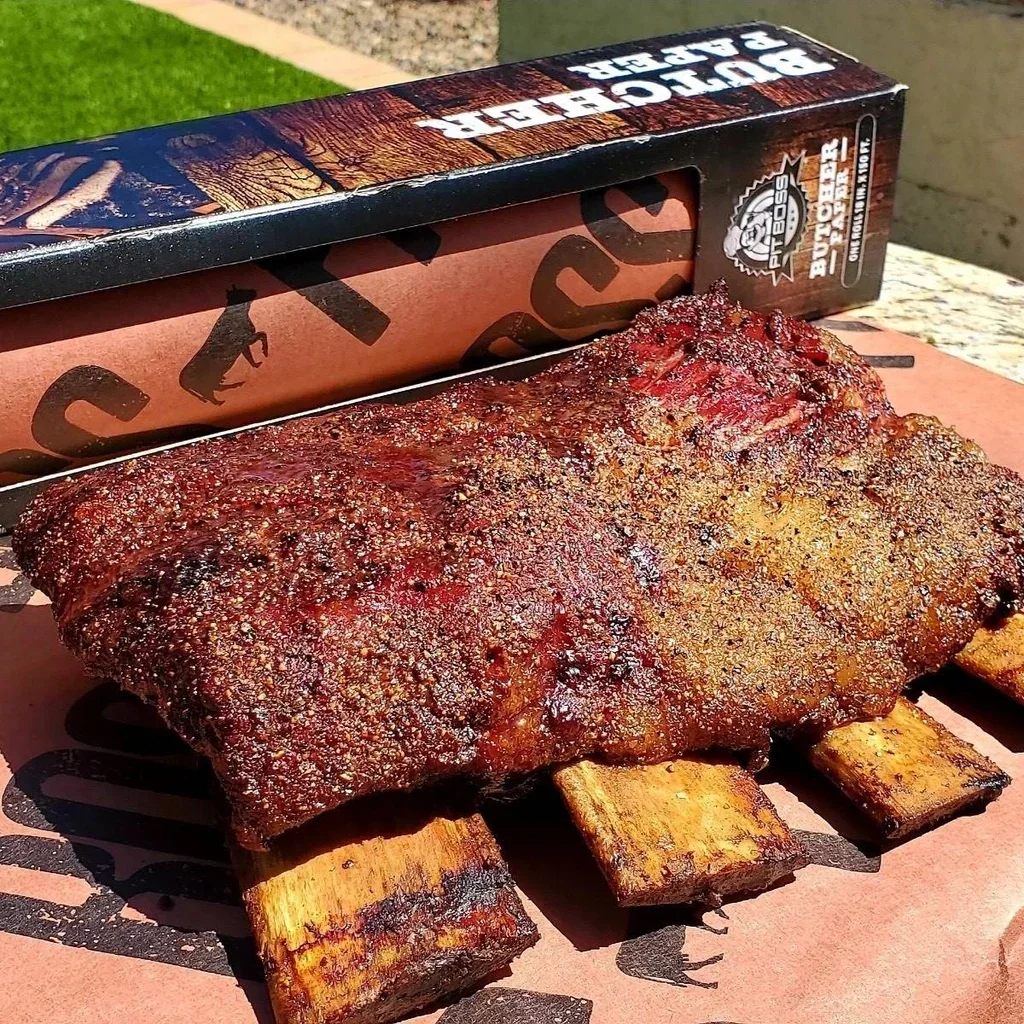 Papel Carnicero Pit Boss Premium 45cmx45m para Ahumar Carne y Barbacoa Profesional