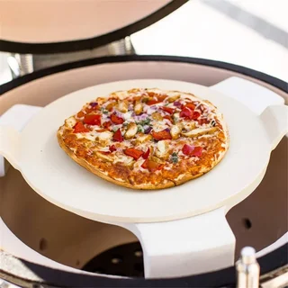 Pizza stone 38 cm refractory ceramic barbecue oven home