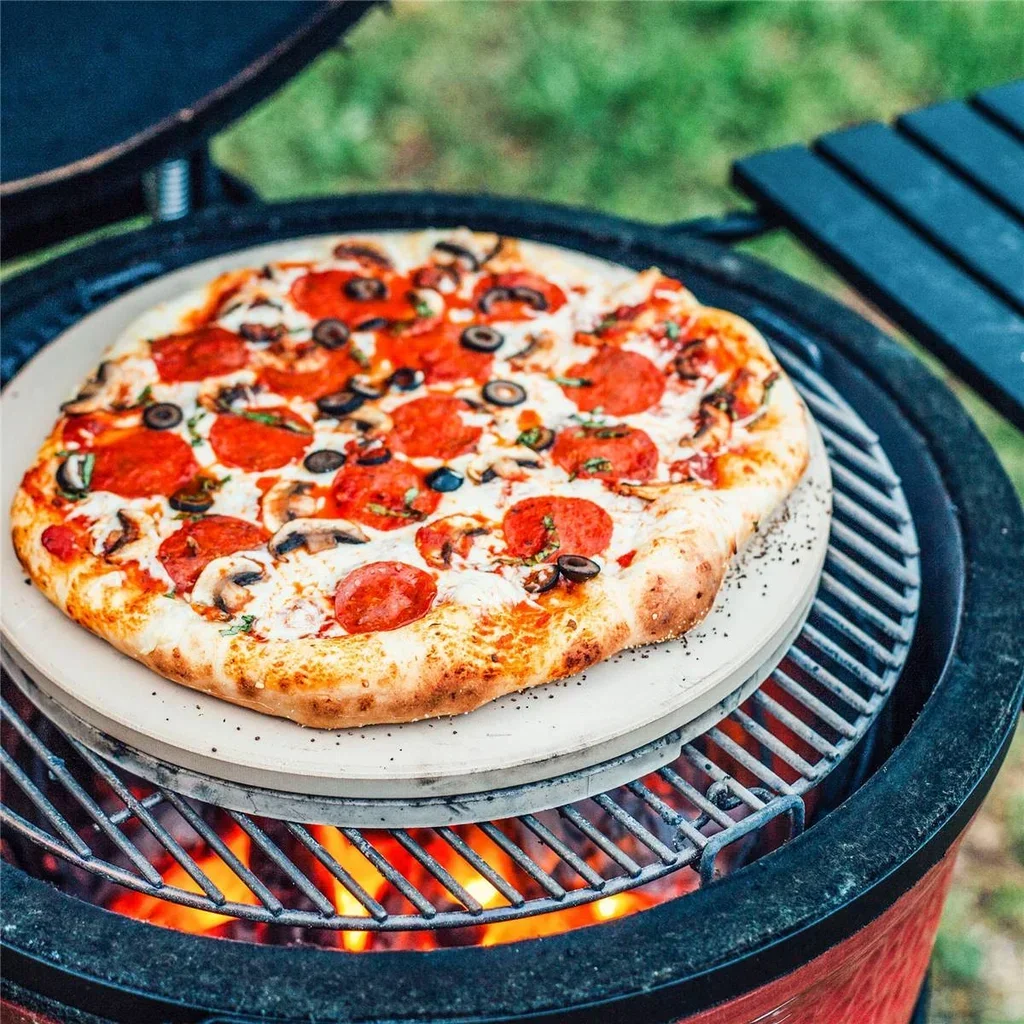 Piedra de Pizza Cerámica 50 cm para Kamado Big Joe - Accesorio Horno