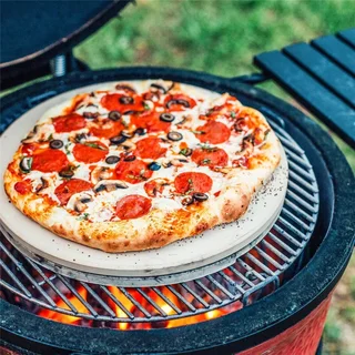 Piedra de Pizza Cerámica 50 cm para Kamado Big Joe - Accesorio Horno