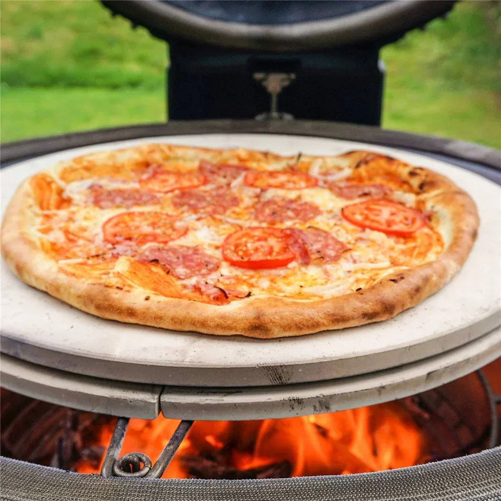 Piedra de Pizza Cerámica 50 cm para Kamado Big Joe - Accesorio Horno