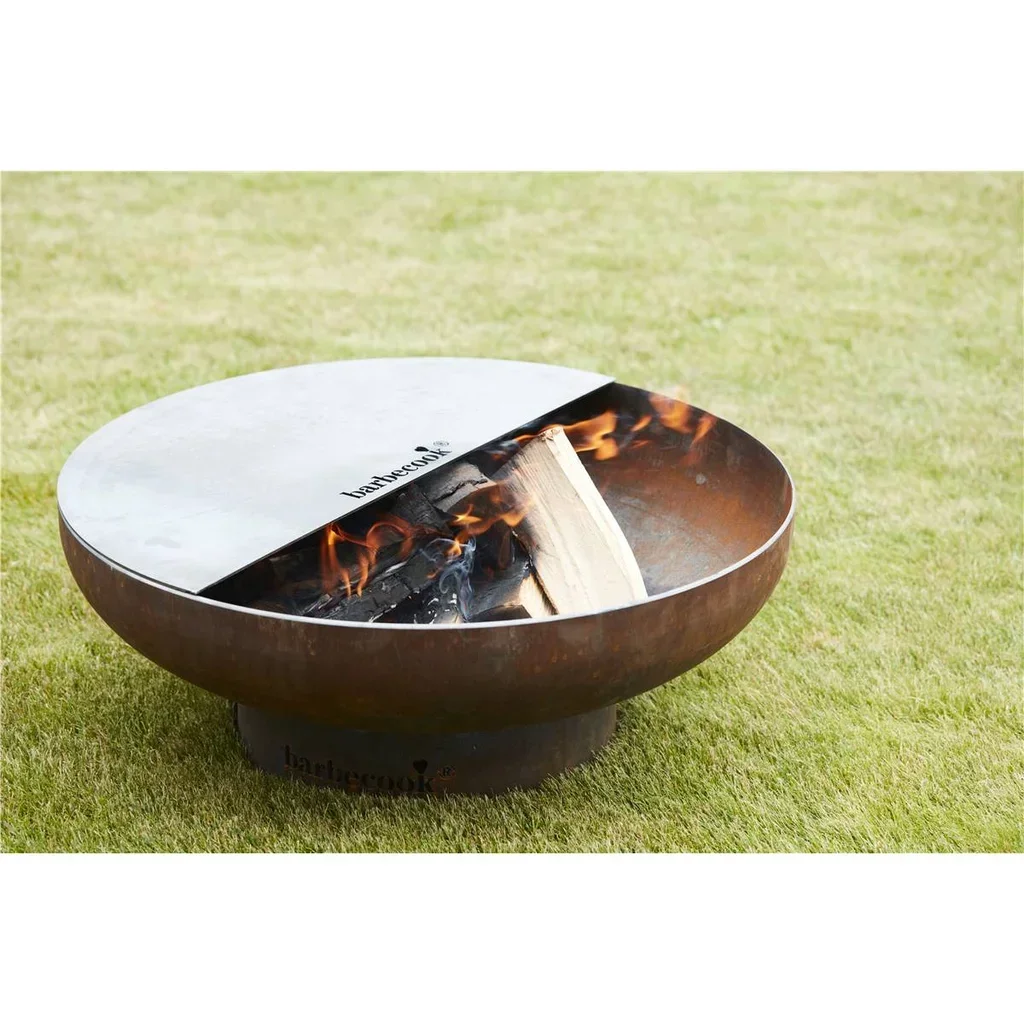 Brasero Jack 75 Barbecook Plancha Acero al Carbono Semicircular Cocina Exterior