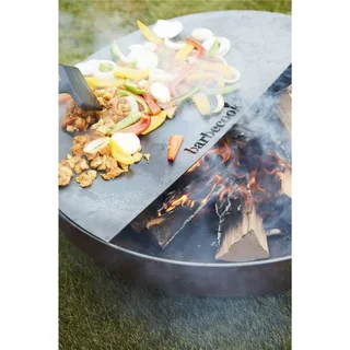 Brasero Jack 75 Barbecook Plancha Acero al Carbono Semicircular Cocina Exterior