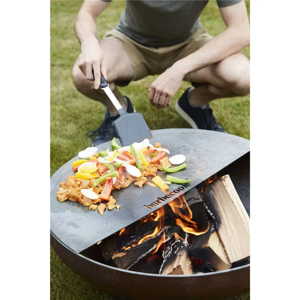 Brasero Jack 75 Barbecook Plancha Acero al Carbono Semicircular Cocina Exterior