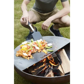 Brasero Jack 75 Barbecook Plancha Acero al Carbono Semicircular Cocina Exterior