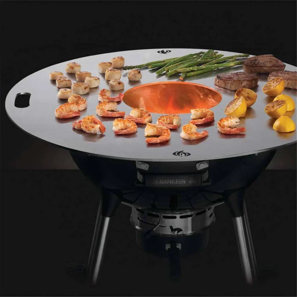Plancha Napoleon Brasero para BBQ Kettle 47-57 cm Acero 5mm