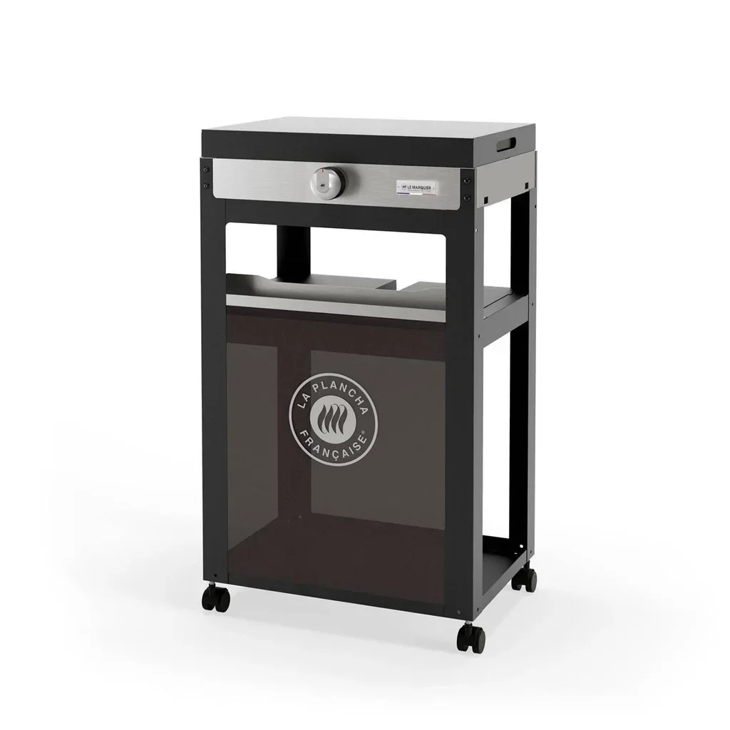 Plancha eléctrica francesa 150 Duo placa de hierro fundido esmaltado 2 kW