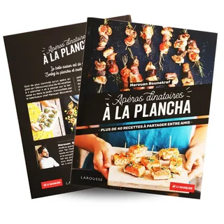 Plancha Eléctrica Le Marquier Apéros Dînatoires Recetas del Chef Merouan Bounekraf