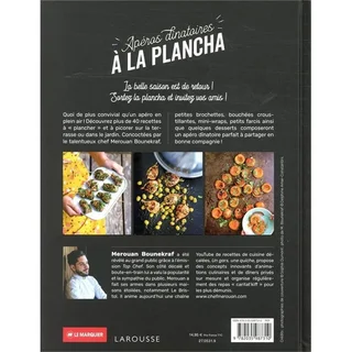 Plancha Eléctrica Le Marquier Apéros Dînatoires Recetas del Chef Merouan Bounekraf