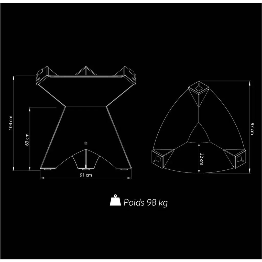 Schwarze Antihaft-Elektro-Grillplatte Origine 1000 1m für 30 Personen