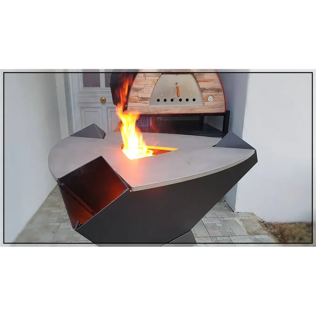 Plancha Eléctrica Origine 800 Negro - Grill de Mesa Profesional Acero Inoxidable 10mm