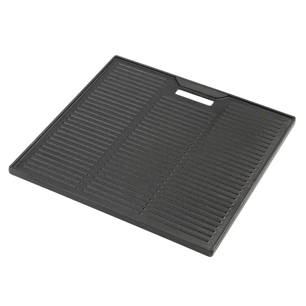 Plancha fonte Char-Broil 38x39 cm réversible lisse/strié