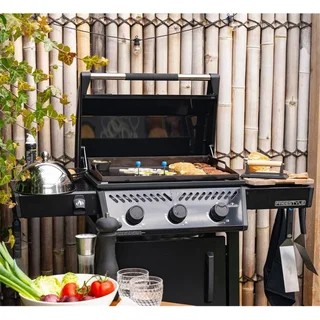 Plancha de Gas Napoleon Freestyle 24 3 Quemadores Cocina Exterior Acero Inoxidable