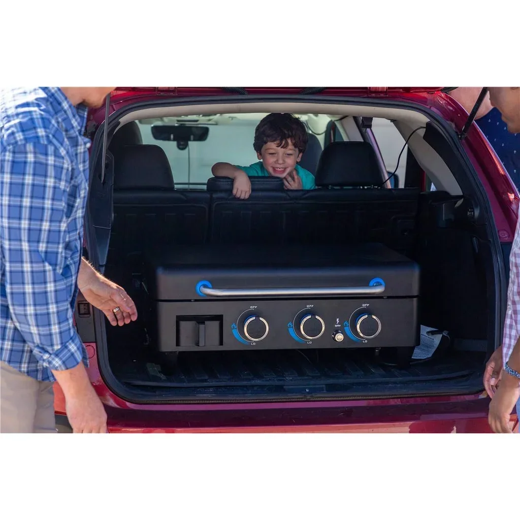 Plancha de Gas Ultimate 3 Pit Boss Portátil con Carrito y Placa Cerámica Antiadherente