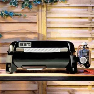 Plancha de Gas Weber Slate GP 43 cm Portátil Hierro Fundido Esmaltado 6-8 Personas