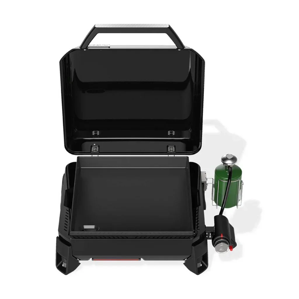 Plancha de Gas Weber Slate GP 43 cm Portátil Hierro Fundido Esmaltado 6-8 Personas