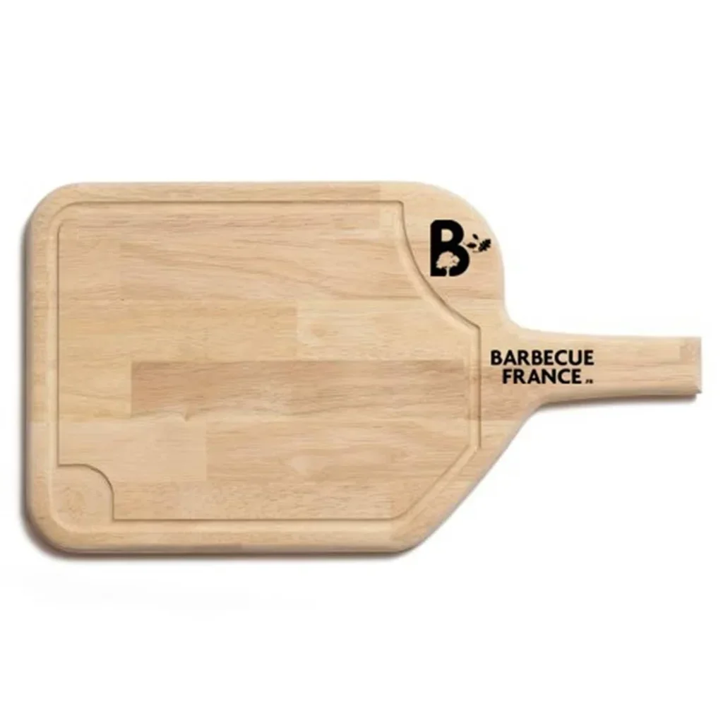 Tabla de cortar madera 50cm con ranura y asa - Made in France