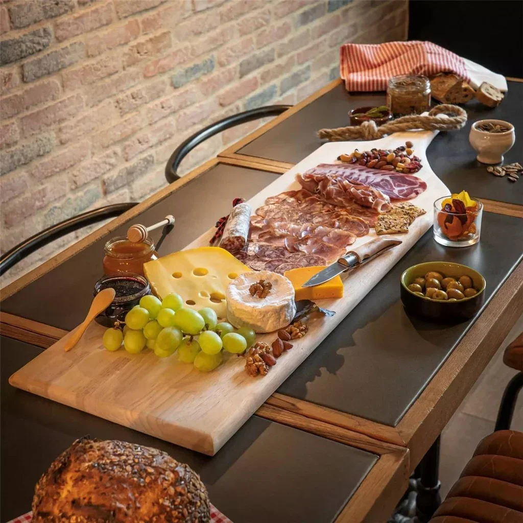 Planche à découper bois massif 100 cm artisanale française