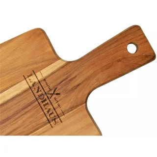 Tabla de Cortar Teca Maciza Tramontina 48x19 cm