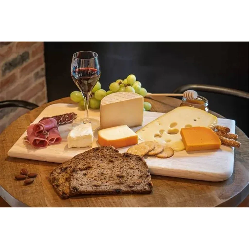Tabla de queso artesanal francesa de madera XL 49x27cm