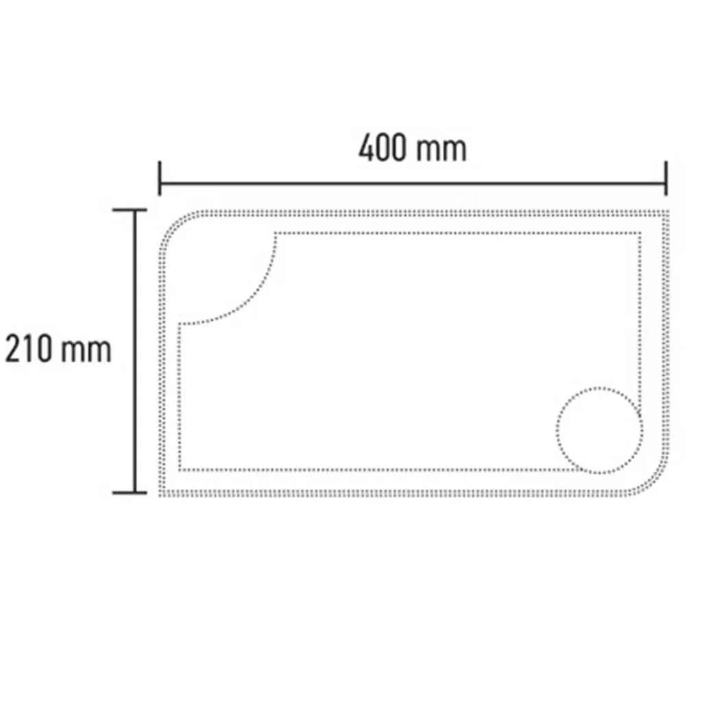 Tabla de cortar de madera artesanal francesa con ranura para jugo y recogedor 40x21cm