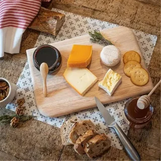 Tabla de quesos artesanal francesa La Fromagère 40x21 cm - Bandeja de madera para embutidos