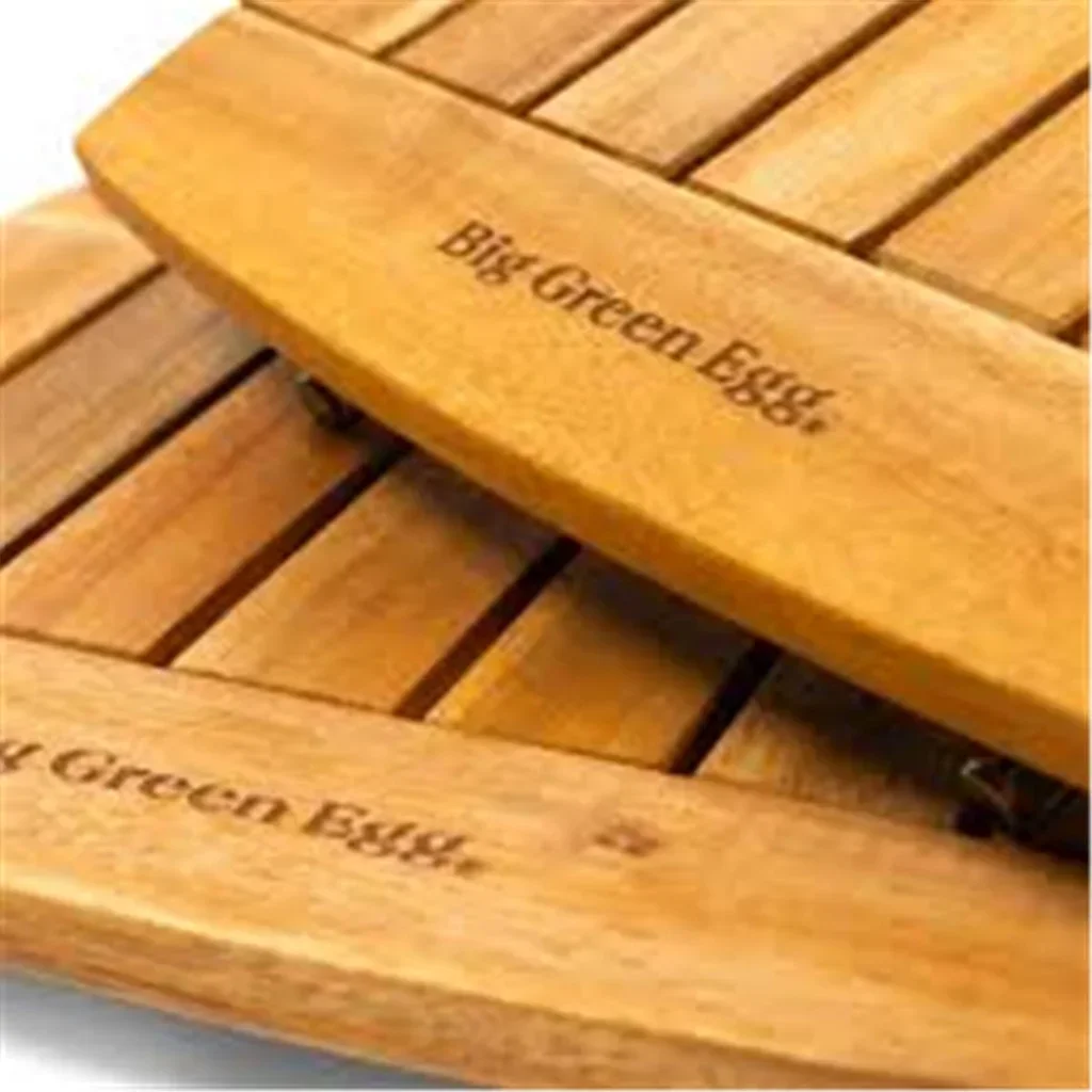 Estantes laterales de madera de acacia para Big Green Egg Large - 3kg