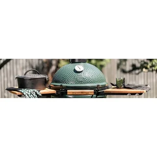 Estantes laterales de madera de acacia para Big Green Egg Large - 3kg